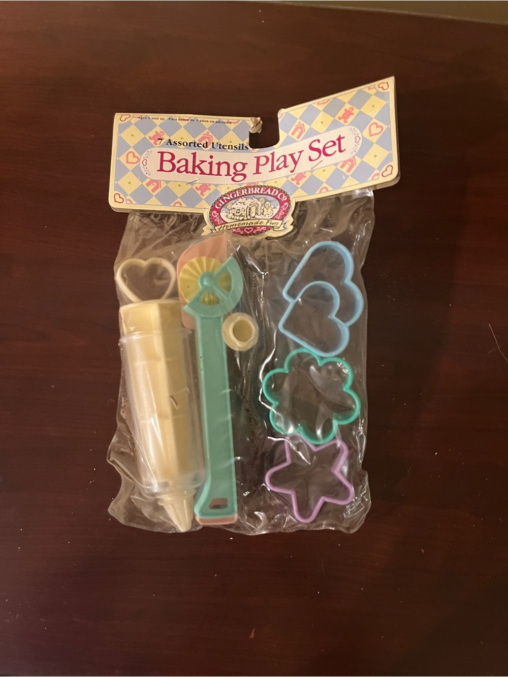 vintage 1992 NIP Baking Play Set by gingerbread co